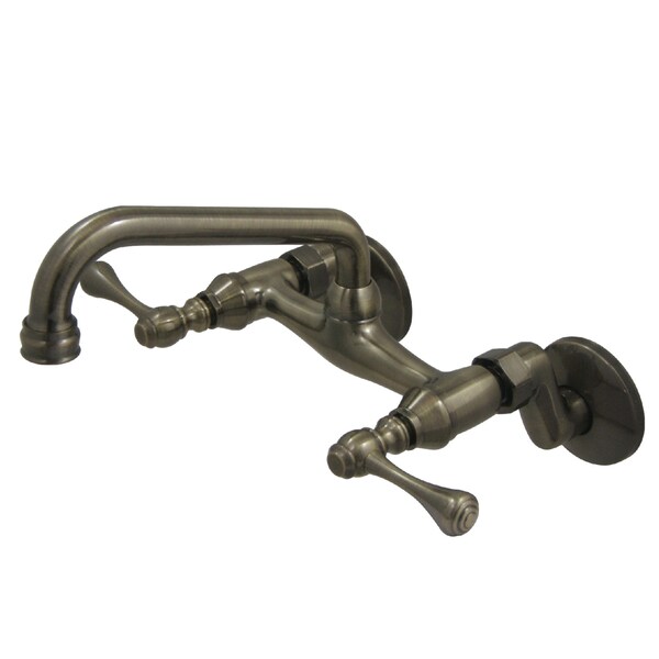 KS313AB 6-Inch Adjustable Center Wall Mount Kitchen Faucet